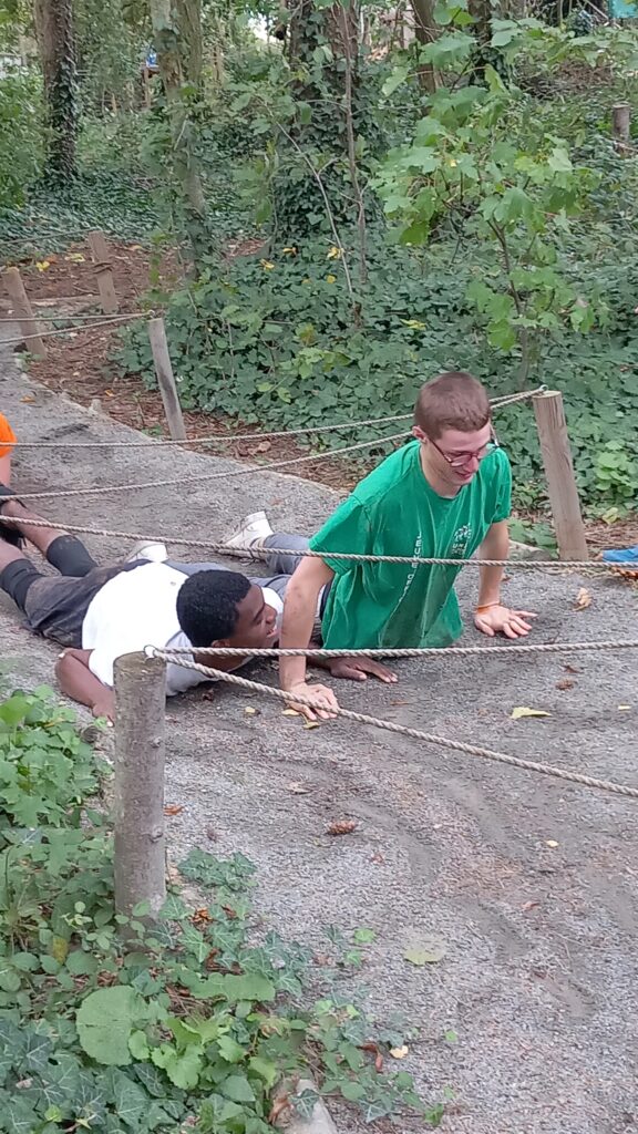 The young people from ADAPEI 69 step out of their comfort zone and push themselves to build self-confidence